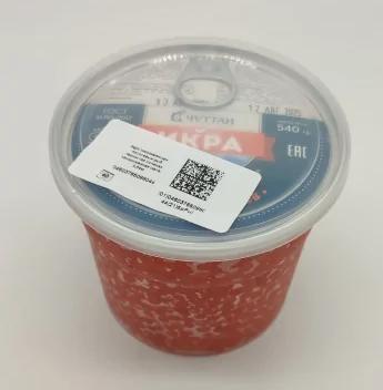 Фото Икра кеты соленая замороженная "Чуттан" (540гр)