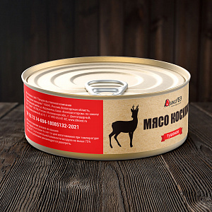 Превью Тушеное мясо косули (тушенка из косулятины)