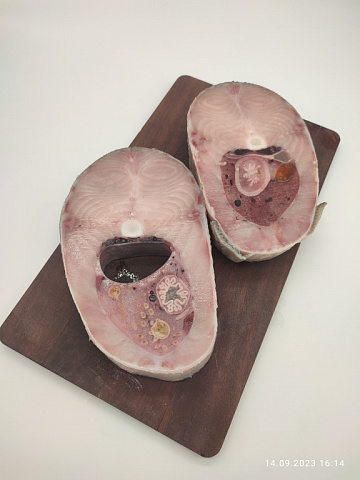 Фото Стейки из нельмы 150-500 гр