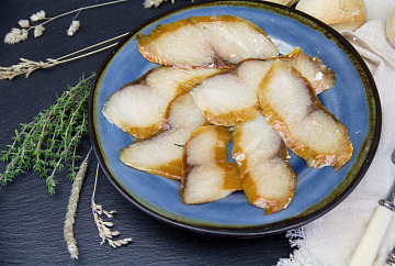 Фото Нельма ломтики холодного копчения