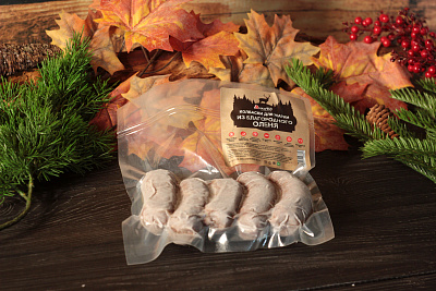 Превью Колбаски для жарки из благородного оленя