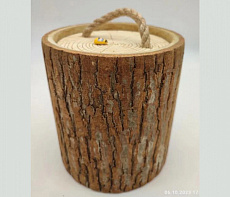 Мёд диких медоносов Вятский 500гр бочонок Кадушка